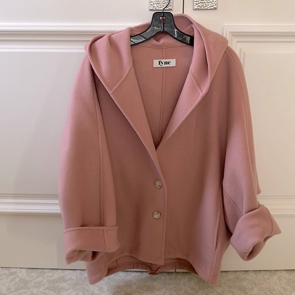 Fyne Pink oversize coat - Picture 1 of 4